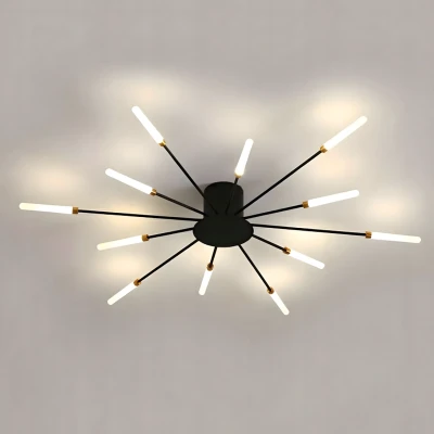 RealG 1244 Stropní LED lustr Ohňostroj 12 W, 220 V, 1350 lm, 12 ramen