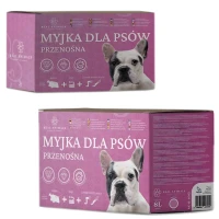 RealG RC-K-1603 Ruční sprcha pro mytí psů a koček 8 l, růžová