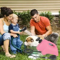 RealG RC-K-1603 Ruční sprcha pro mytí psů a koček 8 l, růžová