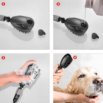 RealG RC-K-1603 Ruční sprcha pro mytí psů a koček 8 l, růžová