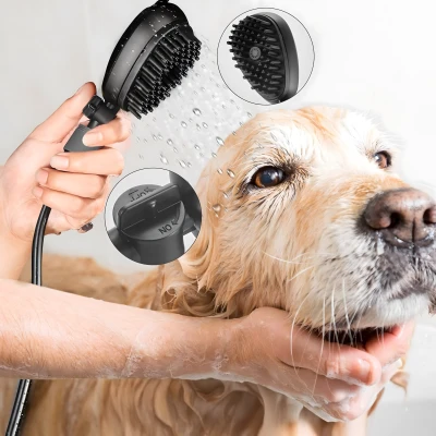 RealG RC-K-1603 Ruční sprcha pro mytí psů a koček 8 l, růžová