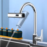 RealG 1063 Nástavec perlátoru na kuchyňský kohoutek, 3 funkce, chrom