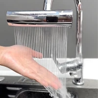 RealG 1063 Nástavec perlátoru na kuchyňský kohoutek, 3 funkce, chrom