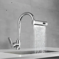 RealG 1063 Nástavec perlátoru na kuchyňský kohoutek, 3 funkce, chrom