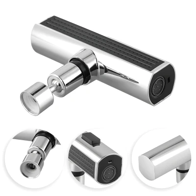 RealG 1063 Nástavec perlátoru na kuchyňský kohoutek, 3 funkce, chrom