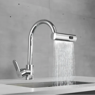 RealG 1063 Nástavec perlátoru na kuchyňský kohoutek, 3 funkce, chrom