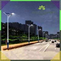 RealG RC-K-1329 Zahradní solární pouliční lampa 200 W, 247 LED, 3600 lm, 3000K, IP67