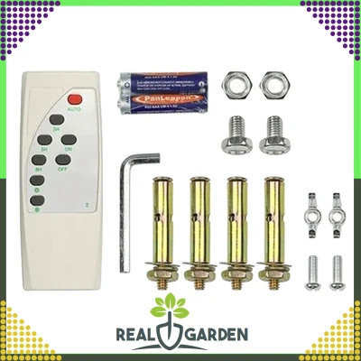 RealG RC-K-1329 Zahradní solární pouliční lampa 200 W, 247 LED, 3600 lm, 3000K, IP67