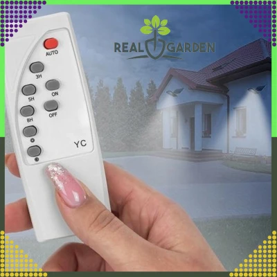 RealG RC-K-1329 Zahradní solární pouliční lampa 200 W, 247 LED, 3600 lm, 3000K, IP67