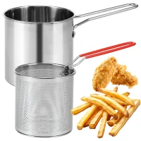 RealG 1223 Mini fritovací hrnec s košem, univerzální, 1200 ml