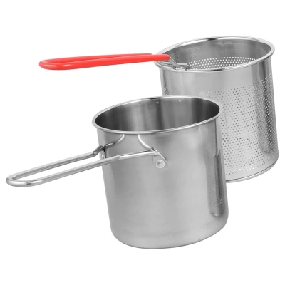RealG 1223 Mini fritovací hrnec s košem, univerzální, 1200 ml