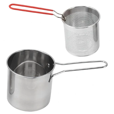 RealG 1223 Mini fritovací hrnec s košem, univerzální, 1200 ml