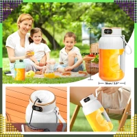 RealG RC-K-1803 Prenosný bezdrôtový smoothie mixér 1 l USB