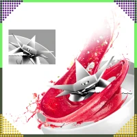 RealG RC-K-1803 Prenosný bezdrôtový smoothie mixér 1 l USB