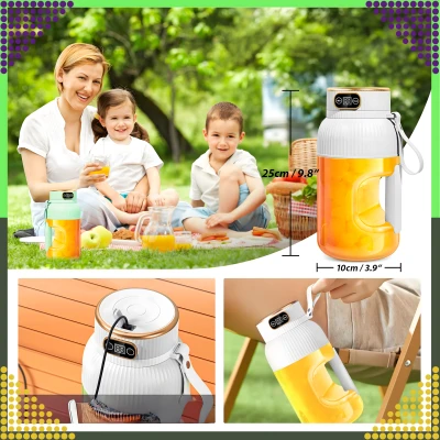 RealG RC-K-1803 Prenosný bezdrôtový smoothie mixér 1 l USB