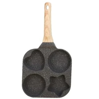 RealG RC-K-627 Panvica na vajcia a palacinky, 4 otvory, 19 x 19 cm