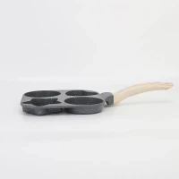 RealG RC-K-627 Panvica na vajcia a palacinky, 4 otvory, 19 x 19 cm