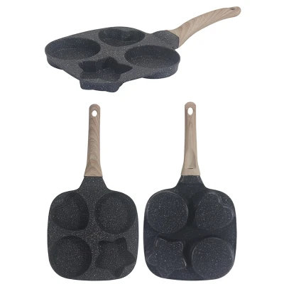 RealG RC-K-627 Panvica na vajcia a palacinky, 4 otvory, 19 x 19 cm
