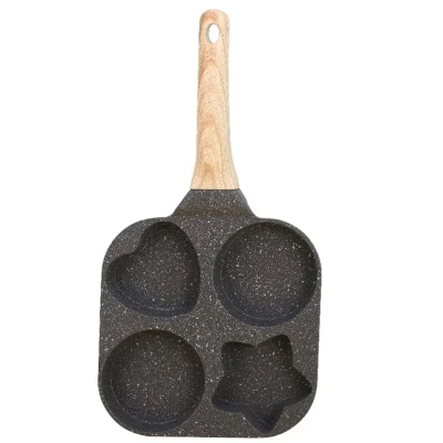 RealG RC-K-627 Panvica na vajcia a palacinky, 4 otvory, 19 x 19 cm