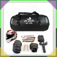 RealG RC-K-1426 Vodotesná motocyklová taška 40 l, čierna