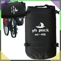 RealG RC-K-1426 Vodotesná motocyklová taška 40 l, čierna