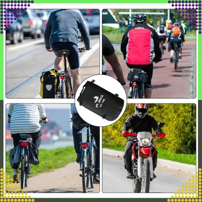 RealG RC-K-1426 Vodotesná motocyklová taška 40 l, čierna
