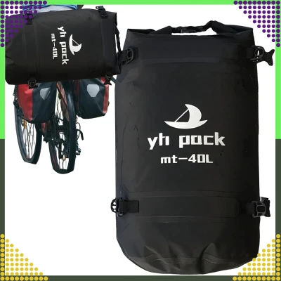 RealG RC-K-1426 Vodotesná motocyklová taška 40 l, čierna