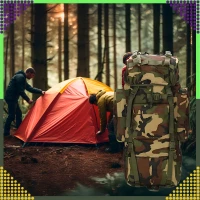 RealG RC-K-1116 Taktický vojenský turistický batoh 65 l, kamufláž