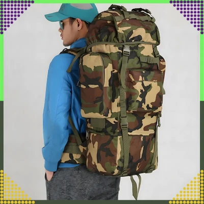 RealG RC-K-1116 Taktický vojenský turistický batoh 65 l, kamufláž