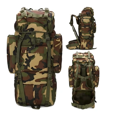 RealG RC-K-1116 Taktický vojenský turistický batoh 65 l, kamufláž