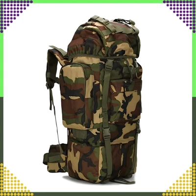 RealG RC-K-1116 Taktický vojenský turistický batoh 65 l, kamufláž