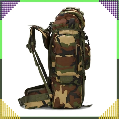 RealG RC-K-1116 Taktický vojenský turistický batoh 65 l, kamufláž