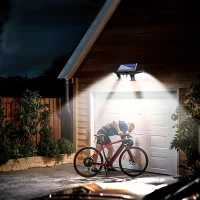 RealG RC-K-2141 Solárna lampa s pohybovým a súmrakom senzorom, 74 LED diód, 500 lm, IP44