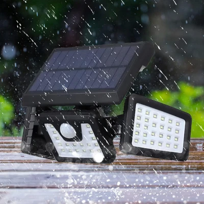 RealG RC-K-2141 Solárna lampa s pohybovým a súmrakom senzorom, 74 LED diód, 500 lm, IP44