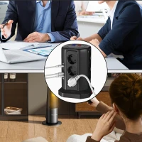 RealG RC-K-1642 Stojanová přepěťová zásuvková lišta 12 zásuvek, 5x USB