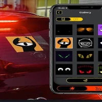 RealG RC-K-2094 Inteligentný LED RGB displej pre zadné okno automobilu, animácia