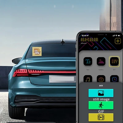 RealG RC-K-2094 Inteligentný LED RGB displej pre zadné okno automobilu, animácia