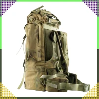 RealG RC-K-1125 Taktický vojenský turistický batoh 65 l, zelená kamufláž
