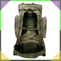 RealG RC-K-1125 Taktický vojenský turistický batoh 65 l, zelená kamufláž