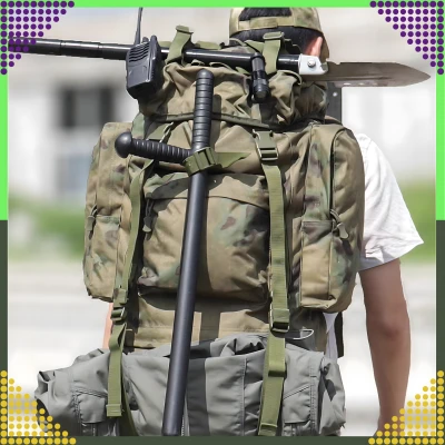 RealG RC-K-1125 Taktický vojenský turistický batoh 65 l, zelená kamufláž