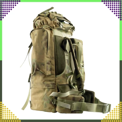 RealG RC-K-1125 Taktický vojenský turistický batoh 65 l, zelená kamufláž