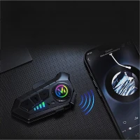RealG RC-K-1998 Náhlavní souprava Bluetooth 5.3 pro motocyklovou přilbu