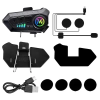 RealG RC-K-1998 Náhlavní souprava Bluetooth 5.3 pro motocyklovou přilbu