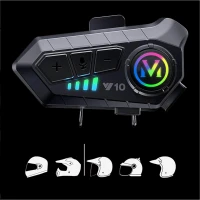 RealG RC-K-1998 Náhlavní souprava Bluetooth 5.3 pro motocyklovou přilbu