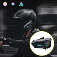 RealG RC-K-1998 Náhlavní souprava Bluetooth 5.3 pro motocyklovou přilbu