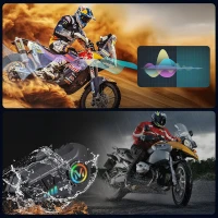 RealG RC-K-1998 Náhlavní souprava Bluetooth 5.3 pro motocyklovou přilbu
