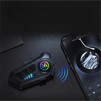 RealG RC-K-1998 Náhlavní souprava Bluetooth 5.3 pro motocyklovou přilbu