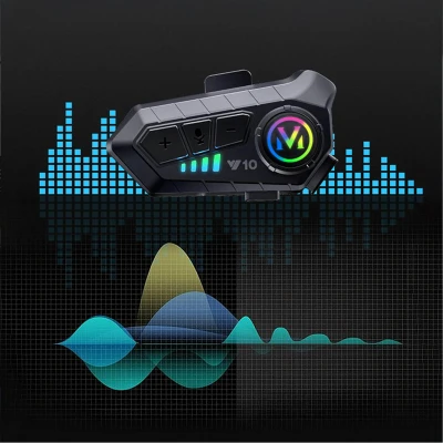 RealG RC-K-1998 Náhlavní souprava Bluetooth 5.3 pro motocyklovou přilbu
