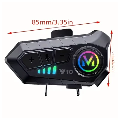 RealG RC-K-1998 Náhlavní souprava Bluetooth 5.3 pro motocyklovou přilbu