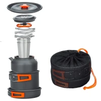 RealG RC-K-1275 Sada kempingového nádobí pro 2 osoby, XXL 